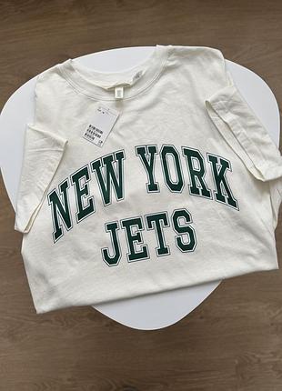Футболка h&m оверсайз l xl