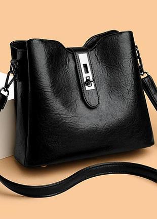 Классическая черная сумка + бесплатная доставка
