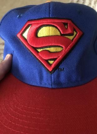 Бейсболка снепбек dc comics з вишитим лого superman