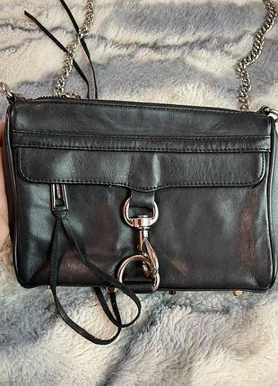 Маленька сумка з натуральної шкіри