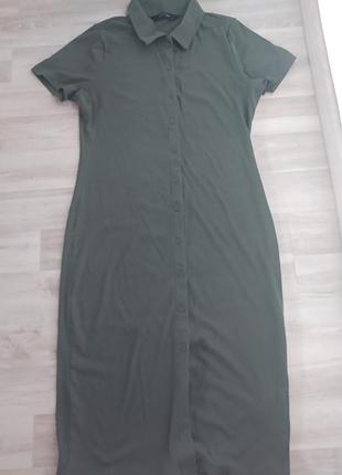 Плаття сукня платье в рубчик