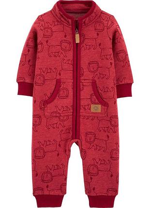 Carters трикотажный человечек слип поддева комбинезон картерс без стоп lion