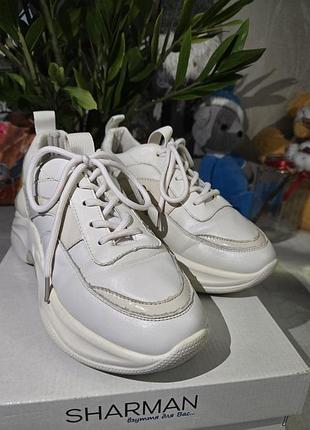 Кроссовки женские кожаные