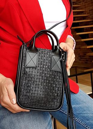 Женская кожаная сумка амели