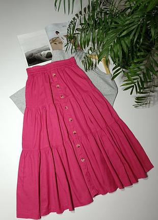 Юбка с добавлением льна