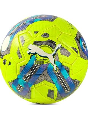 Мяч футбольный puma orbita 1 tb fqp (fifa quality pro) размер 5 lemon/tonic multicolour