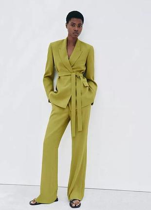 Блейзер женский зеленый zara new