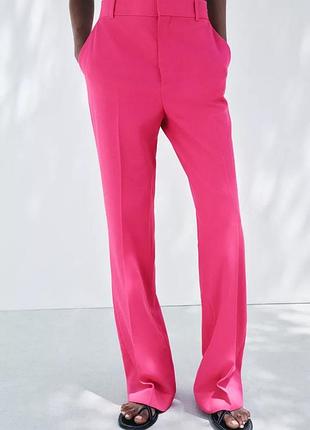 Брюки женские розовые zara new
