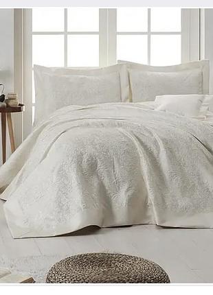 Покривало з наволочками first choice 240*260 tango ravena krem