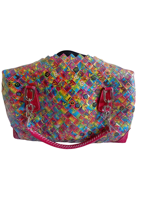 Сумка из кусочков оберток