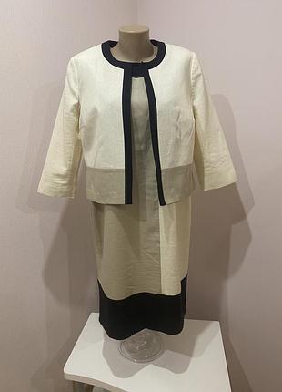 Костюм классический женский лён