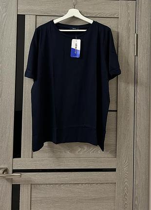 Футболка котон+модал великого розміру батал