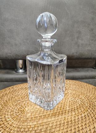 Винтажный квадратный хрустальный графин thomas webb romeo