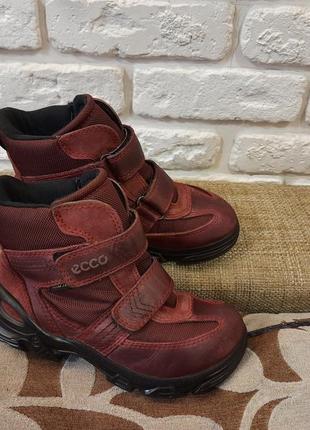 Зимние ботинки ecco (ориг) с gore-tex размер 29 (ст. 19)9 фото