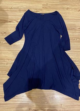 Платье в рубчик