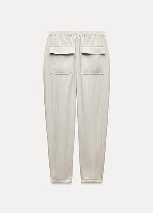 Брюки брюки джоггеры летние s m zara 6
