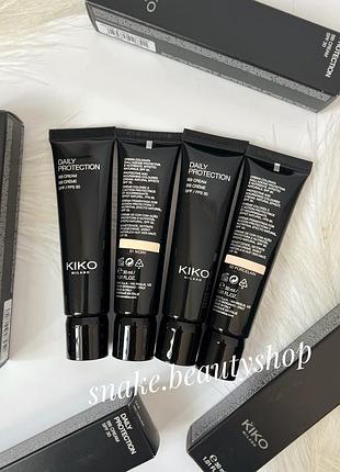 Тональный бб-крем kiko milano day protection bb cream spf 30. тональный крем коко милано. тональная основа kiko milano