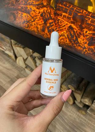 Сыворотка для ногтей meiyanqiong herbal nail essence – уход и укрепление ногтей с натуральными экстрактами4 фото