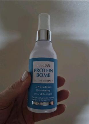 Сироватка для волосся  
протеїнова бомба chakan factory protein bomb silk 90% therapy