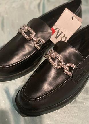 Лоферы zara