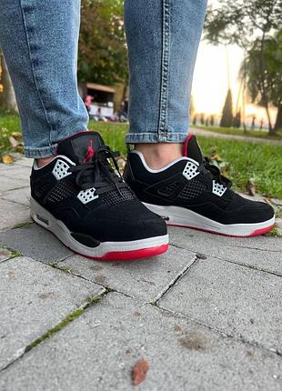 Кросівки nike air jordan 4 retro og "bred" 40.43.44р.