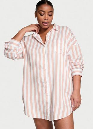 Ночная рубашка рубашка модал-коттон xs s m victoria's secret виктория сикрет оригинал