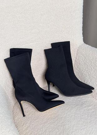 Ботильоны на шпильке zara