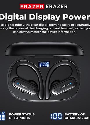Навушники бездротові bluetooth 5.3 lenovo хт60 спортивніі, наушни2 фото