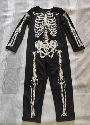 Карнавальный костюм скелет кокшей на 3-4роки george