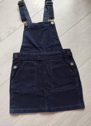 Вельветовый сарафан для девочки h&amp;m 7-8,128 2