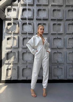 Замшевий комбінезон комбез 3 кольори