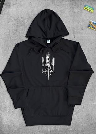 Весеннее худи с гербом колосок