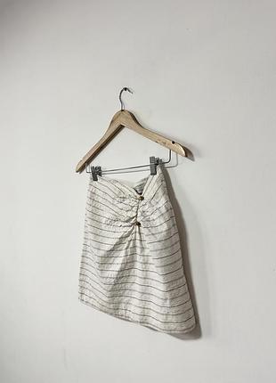 Юбка из натуральной ткани zara🌿