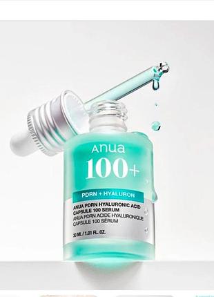 Anua - pdrn hyaluronic acid capsule 100 serum - зволожувальна сироватка з гіалуроновою кислотою - 30ml4 фото