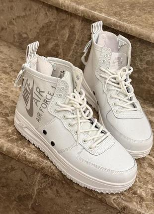 Белые кроссовки nike sf air force 1 mid 🤍