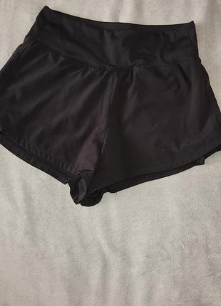 Двойные спортивные шорты h&m,s