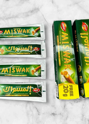 Miswak, зубная паста без фтора 140g, оригинал египет.