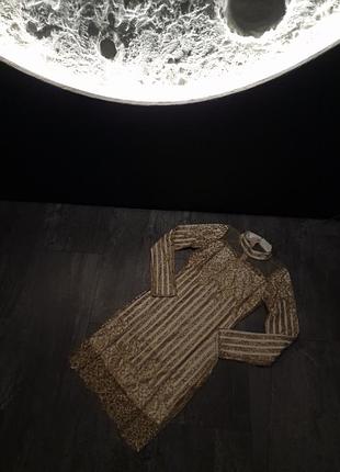 Золотое платье глиттер блеск