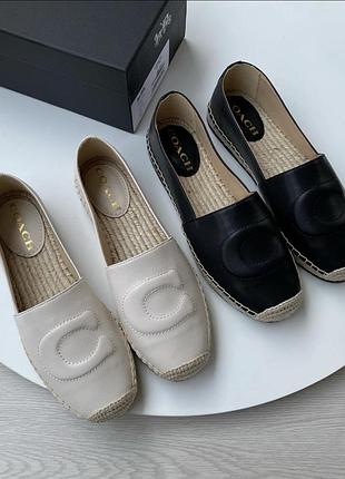 Еспадрильї, мокасини coach