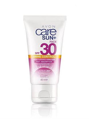 Avon солнцезащитный крем для лица «блест-контроль» spf30, 50 мл