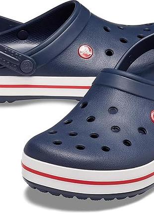 Кроксы crocs женские сабо crocband navy оригинал