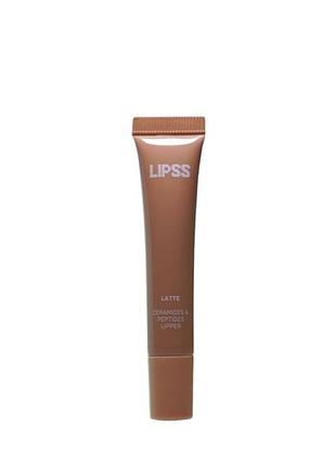 Блиск для губ "латте" lipss lipper latte lip gloss 8 ml