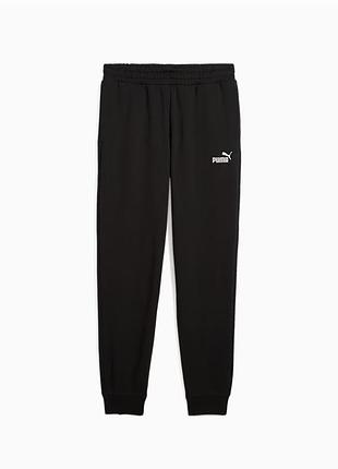 Мужские спортивные штаны на флисе puma essentials no. 1 logo размер m,l