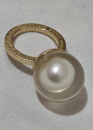 Кольцо брендовое, винтаж,жемчуг