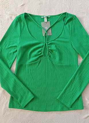 Низька ціна! кофта нова. н&м. кофточка. крута кофта. блуза. блузка. реглан фірмовий. м