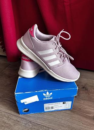 Кросівки рожеві adidas cloudfoam розмір 36 довжина устілки 23,5см літо