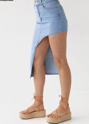 Юбка асимметрия zara 46 р2 фото