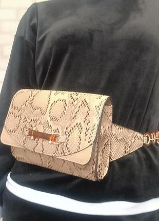 Стильна поясна сумка від topshop