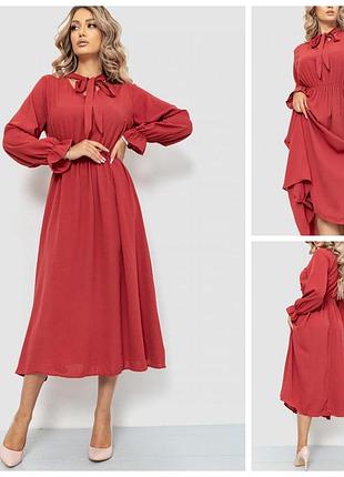 Нарядное платье, цвет темно-коралловый, 204r601 ager