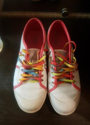 Білі кеди від lacoste